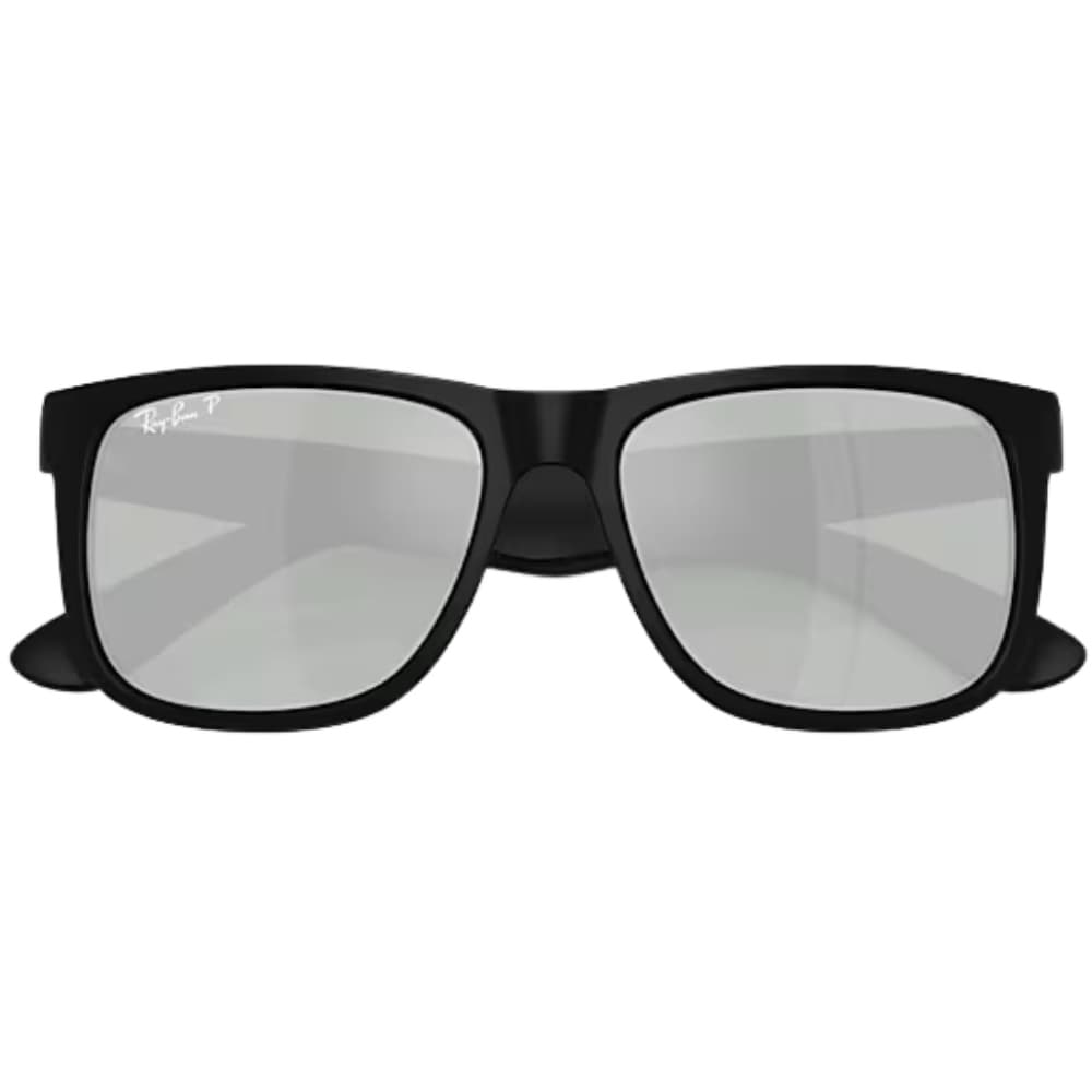 Justin Classic Matte Rubber Black Green Mirror Silver Polarized, view: 4