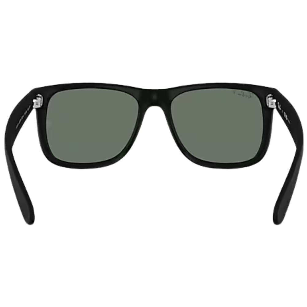 Justin Classic Matte Rubber Black Green Mirror Silver Polarized, view: 3