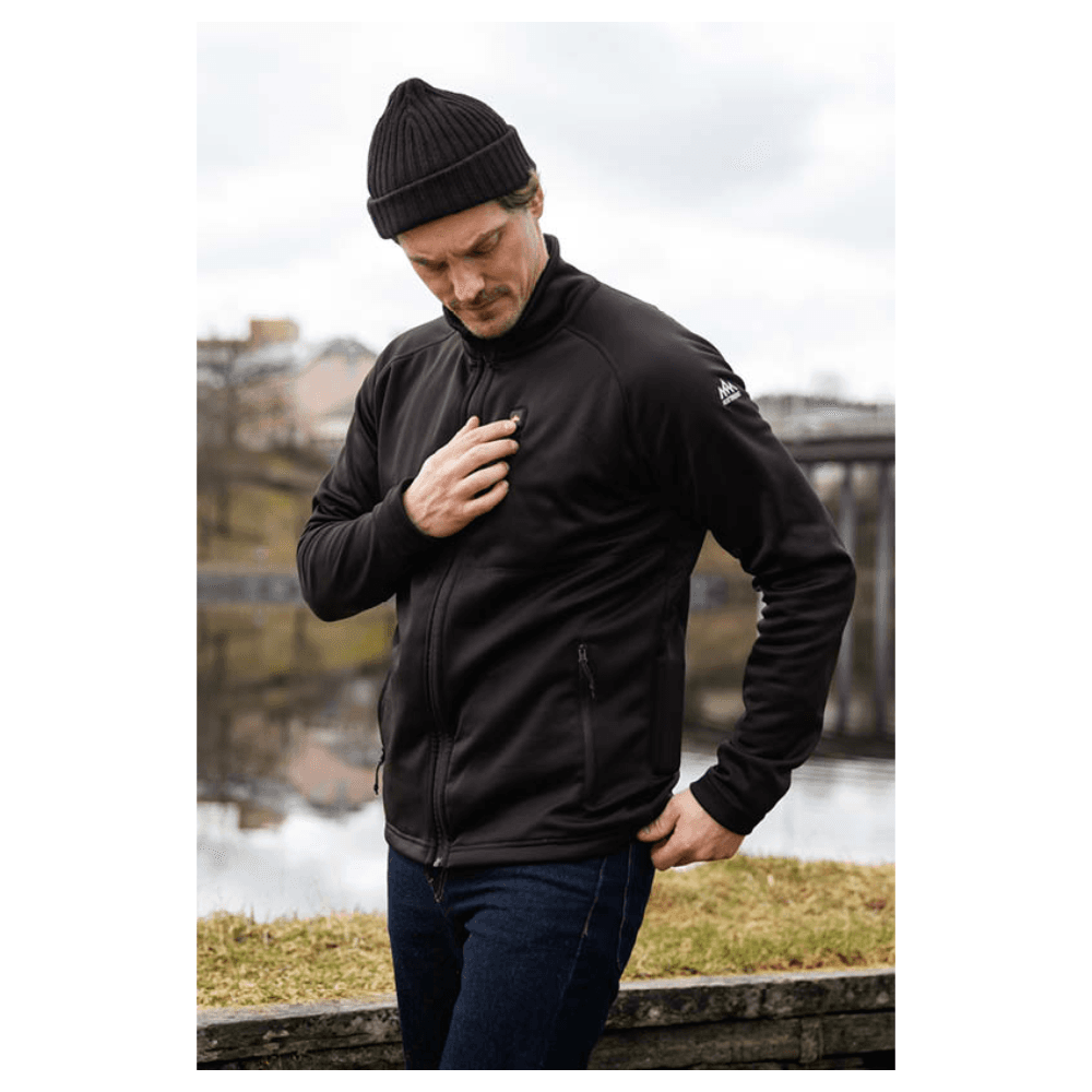 Heatx Heated Fleece Sweater Mens Black, view: 1