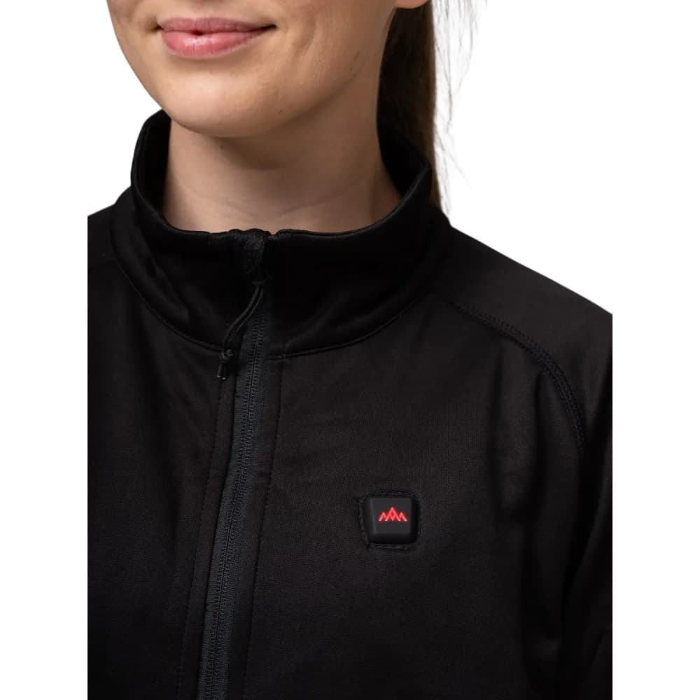 Heatx Heated Fleece Sweater Womens Black, view: 4