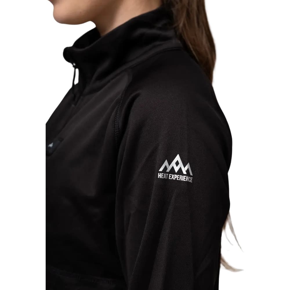 Heatx Heated Fleece Sweater Womens Black, view: 5