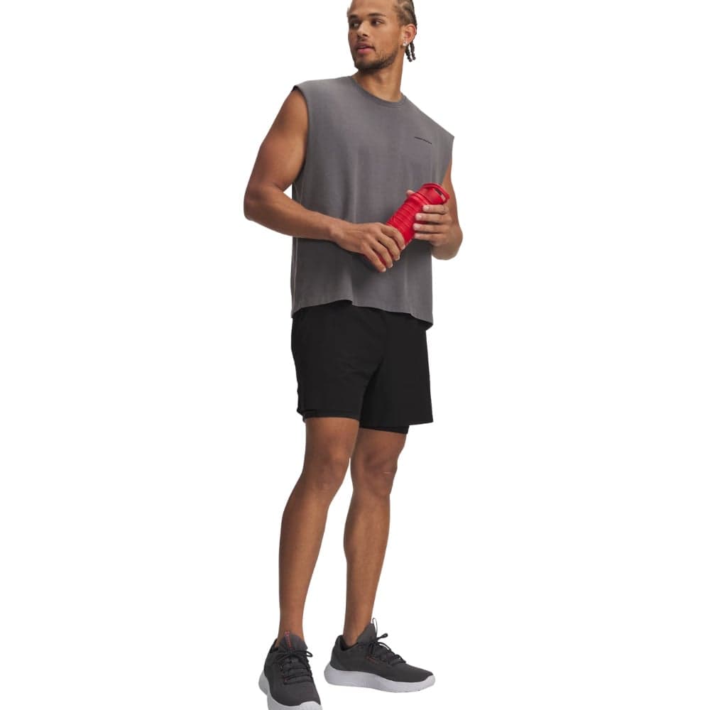 UA Vanish Elite M's 2-in-1 Shorts Black, view: 3