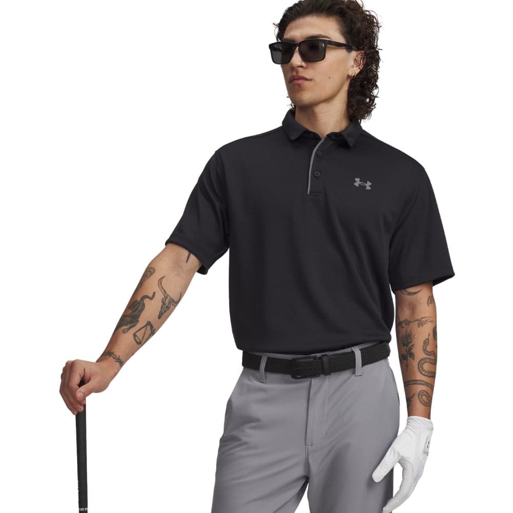 UA Tech M's Polo Black, view: 0