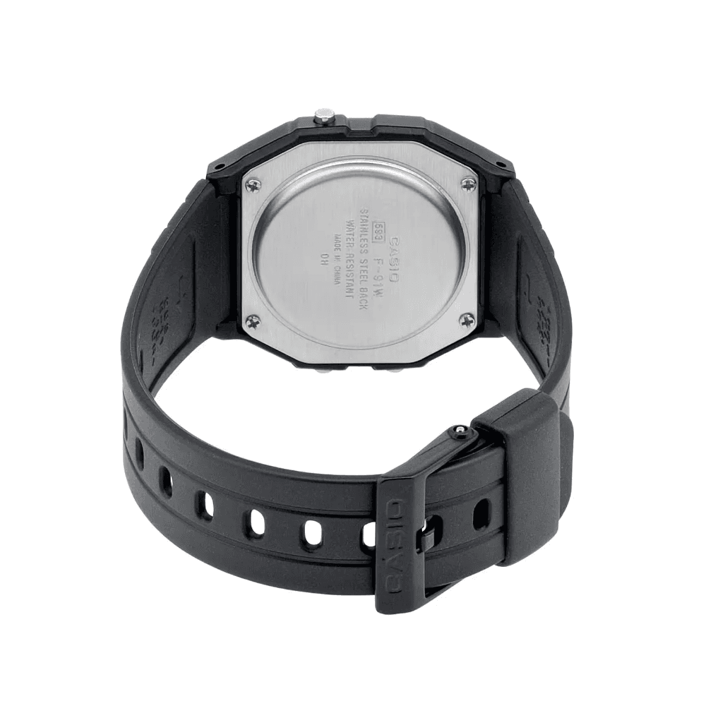 M's Timeless Collection F-91W-1Yeg Black, view: 2