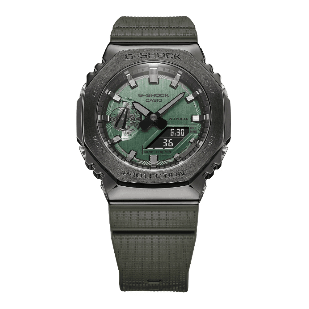 G-Shock Classic Gm-2100B-3Aer Green, view: 1