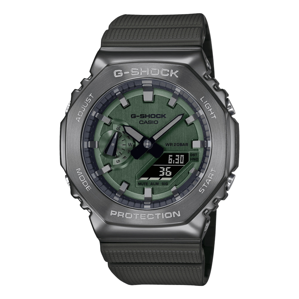 G-Shock Classic Gm-2100B-3Aer Green, view: 0