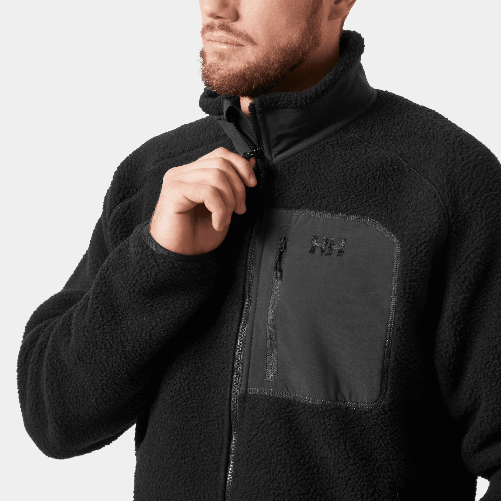 Panorama Pile Blocjacket Black, view: 4