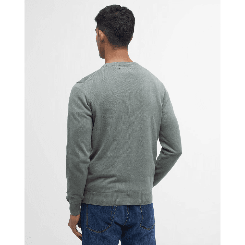 Pima Cotton Crew Agave Green, view: 2