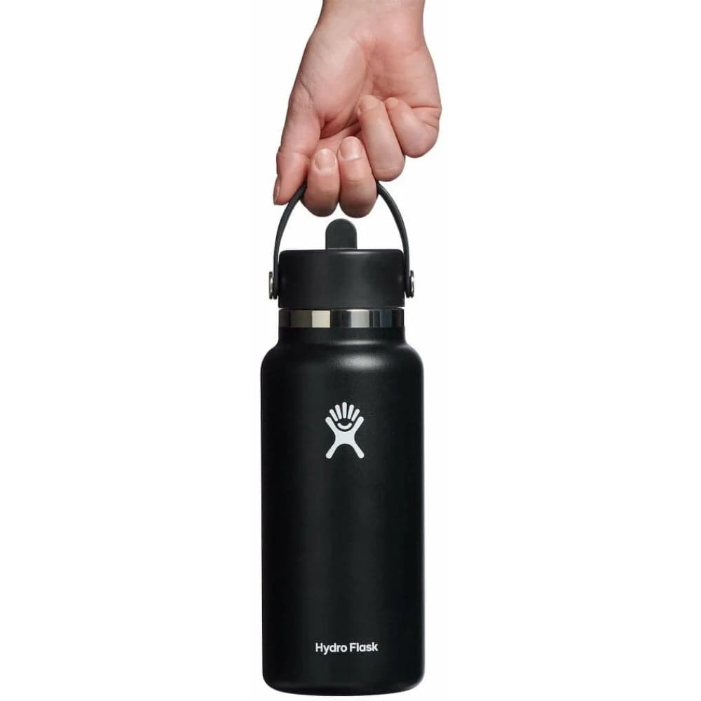 Wide Flex Straw Cap 32 oz (946 ml) Black, view: 1