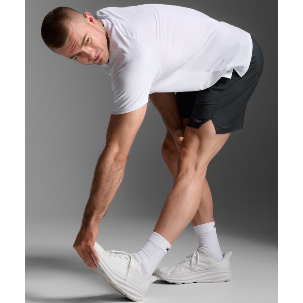 Aero 7 Inch Shorts Black/Silver Reflective, view: 2