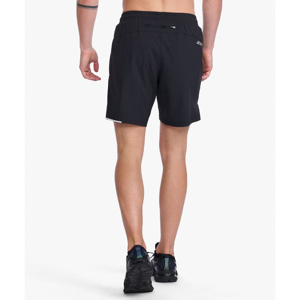Aero 7 Inch Shorts Black/Silver Reflective, view: 1