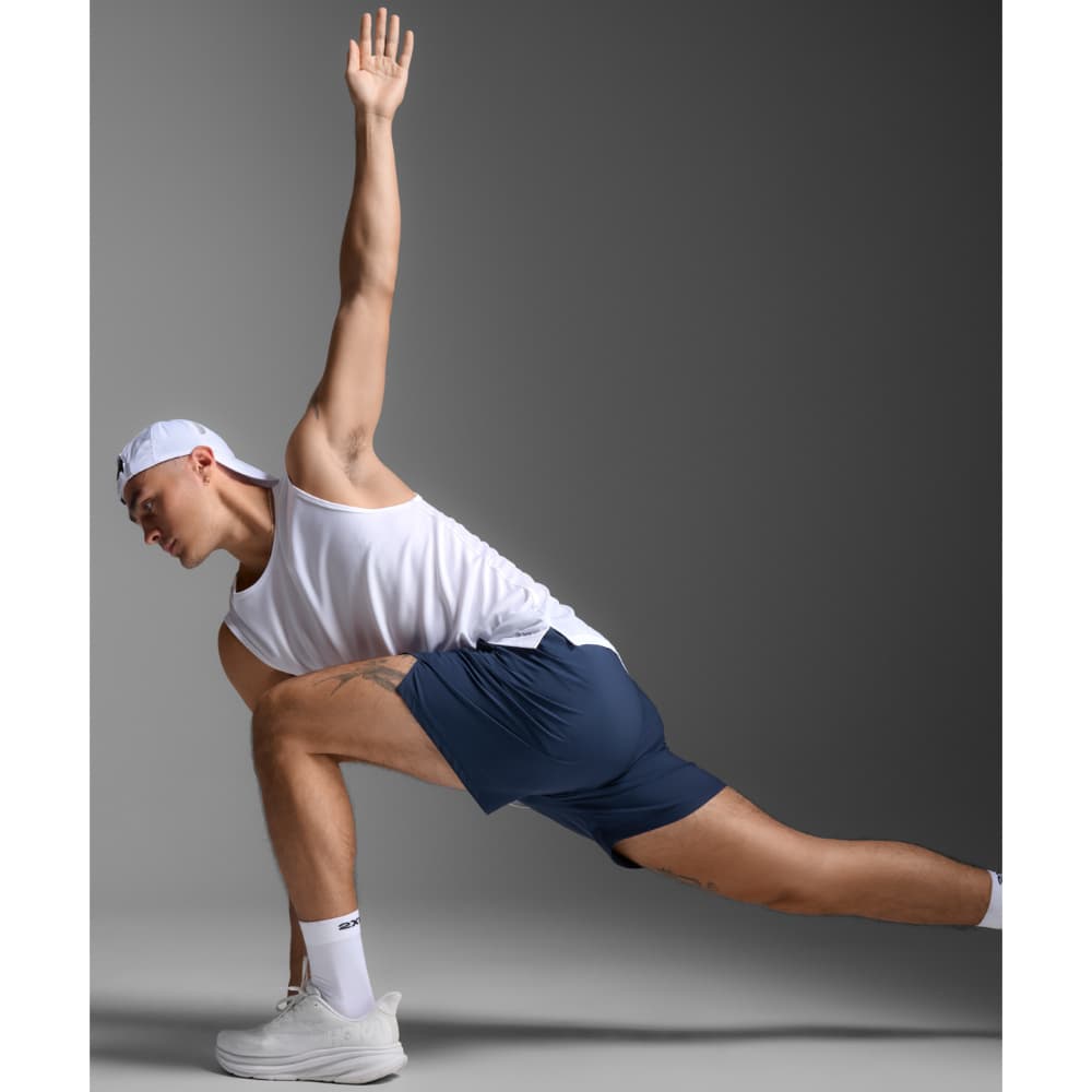 Aero 7 Inch Shorts Midnight/Silver Reflective, view: 2