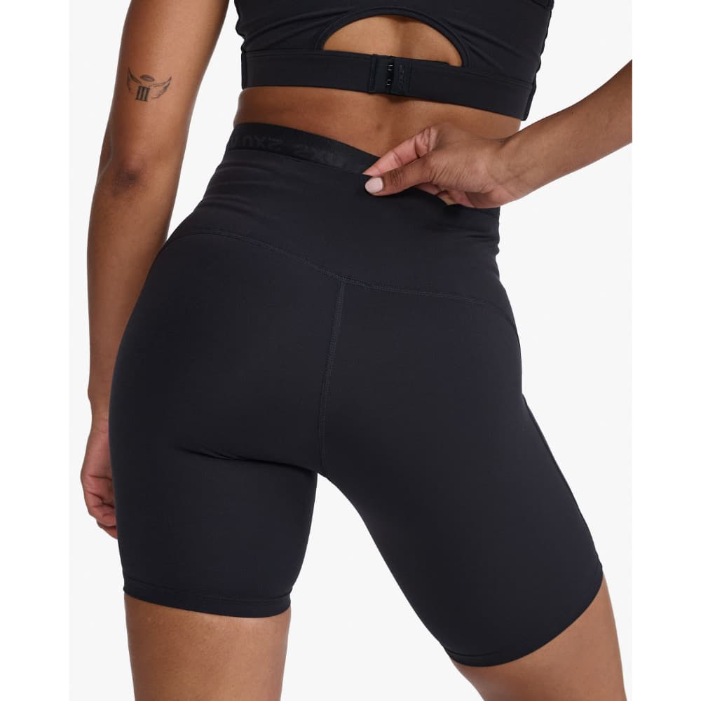 Form Stash Hi-Rise Compression 6 Inch Shorts Black/Black1, view: 7