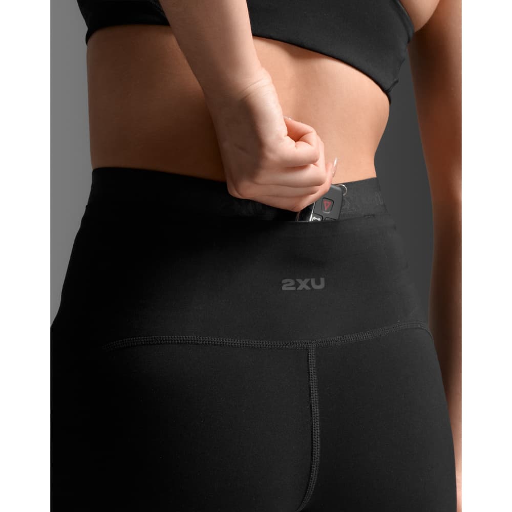 Form Stash Hi-Rise Compression 6 Inch Shorts Black/Black1, view: 6