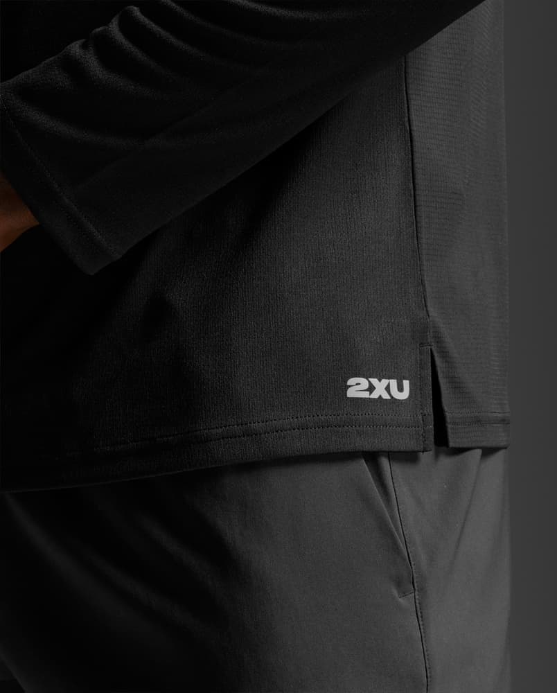 Aero Mesh Long Sleeve Black/Silver Reflective, view: 4
