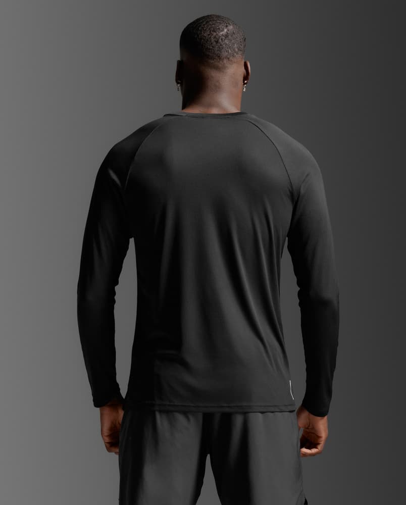 Aero Mesh Long Sleeve Black/Silver Reflective, view: 1