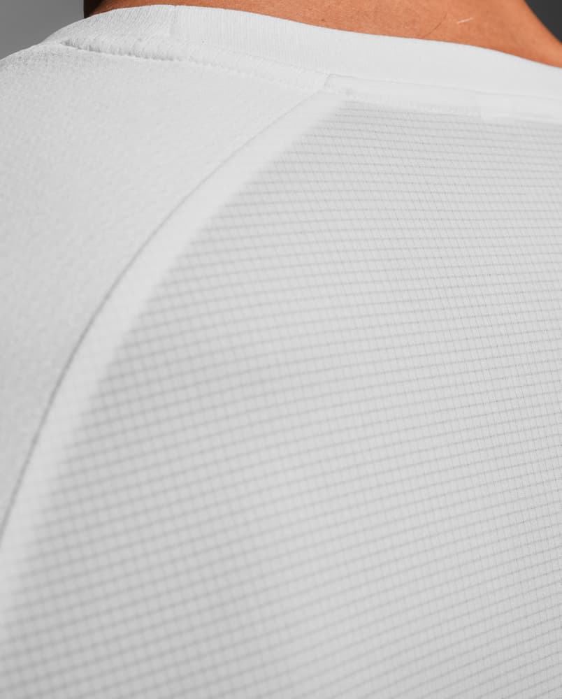 Aero Mesh Long Sleeve White/Silver Reflective, view: 4