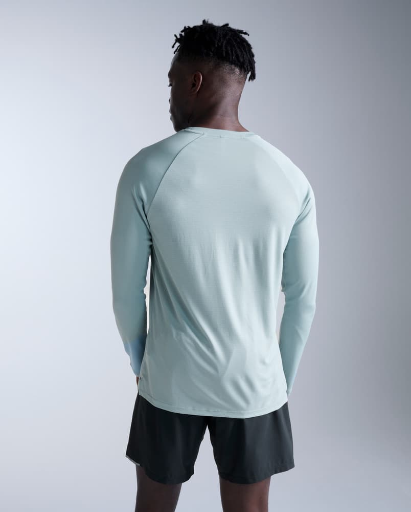 Aero Mesh Long Sleeve Smoke Blue/Black Reflective, view: 1