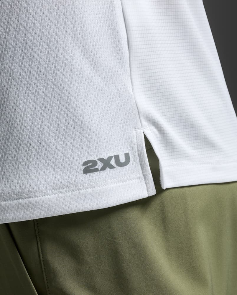 Aero Mesh Long Sleeve White/Silver Reflective, view: 3