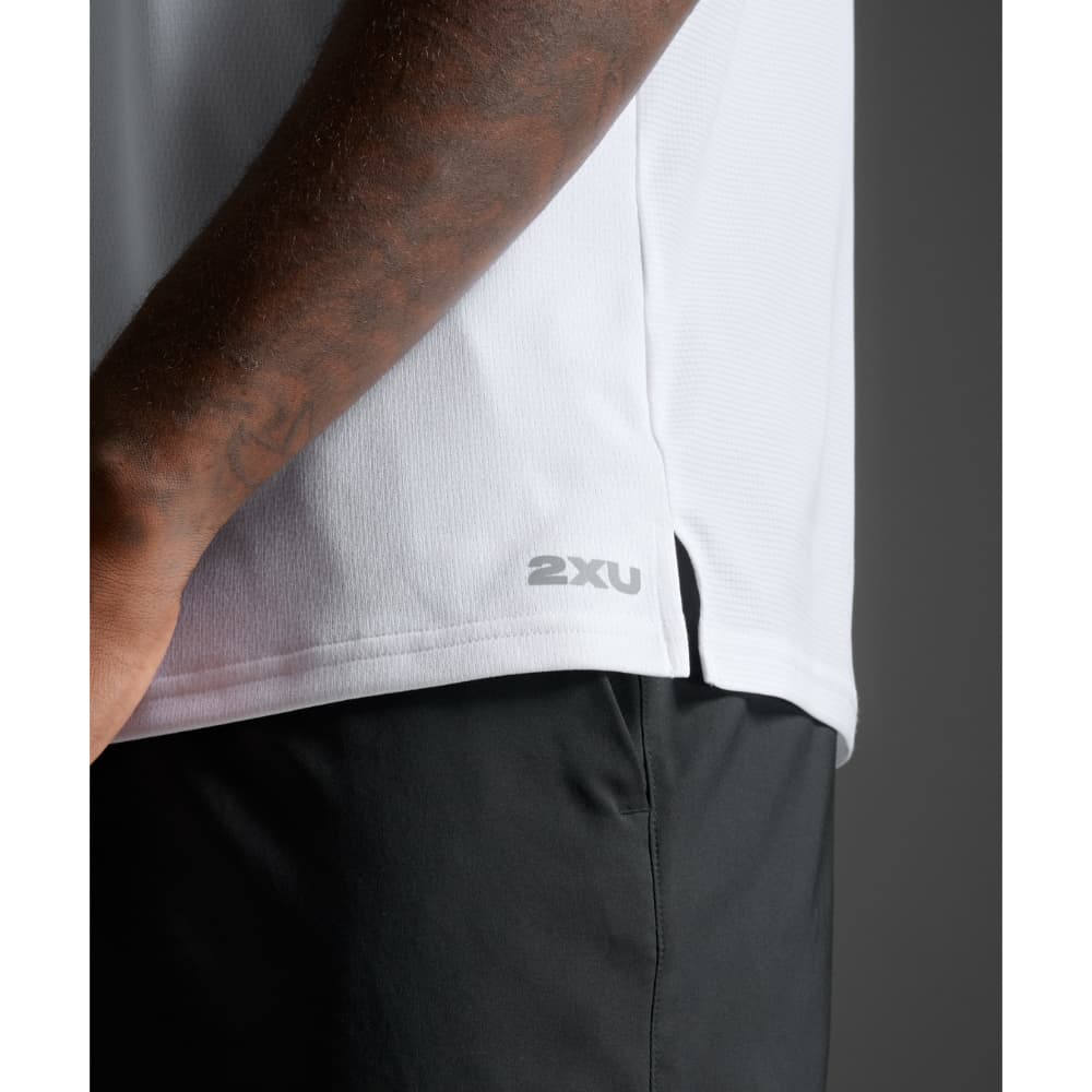 Aero Mesh Tee White/Silver Reflective, view: 3