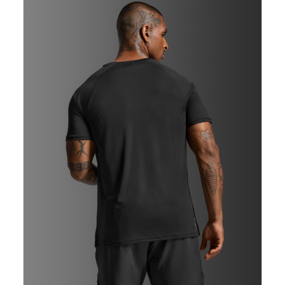 Aero Mesh Tee Black/Silver Reflective, view: 2