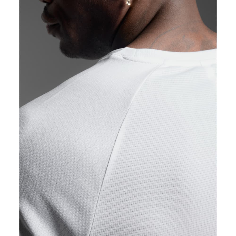 Aero Mesh Tee White/Silver Reflective, view: 4
