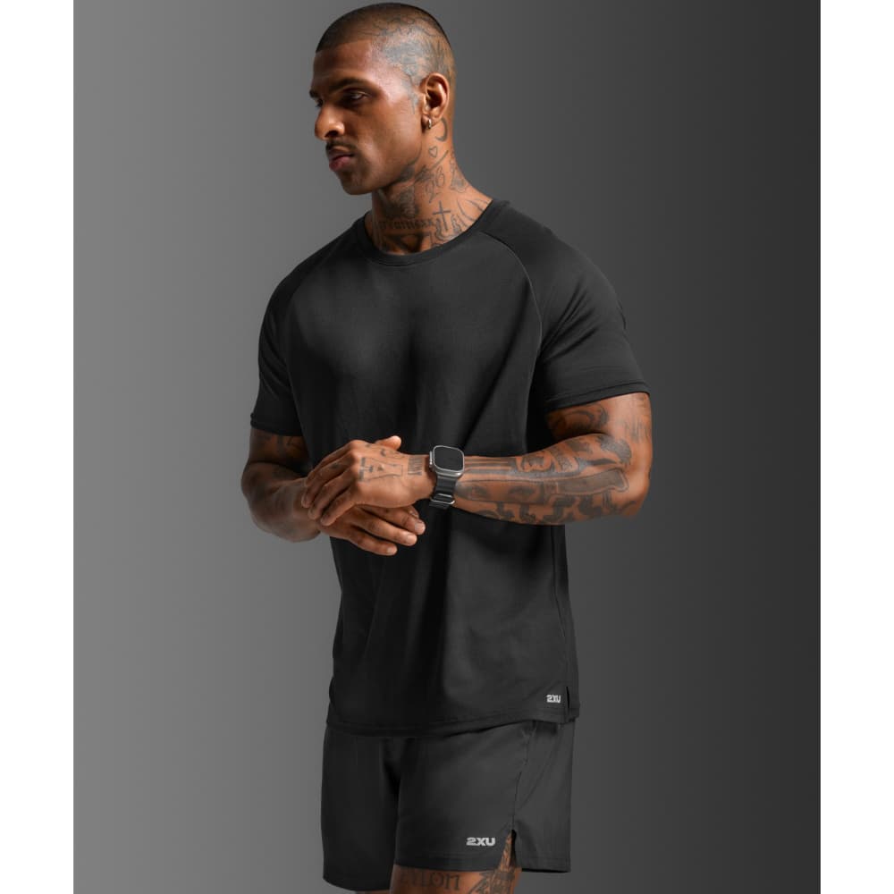 Aero Mesh Tee Black/Silver Reflective, view: 1