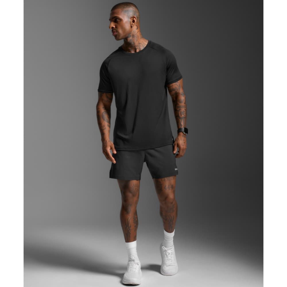 Aero Mesh Tee Black/Silver Reflective, view: 4