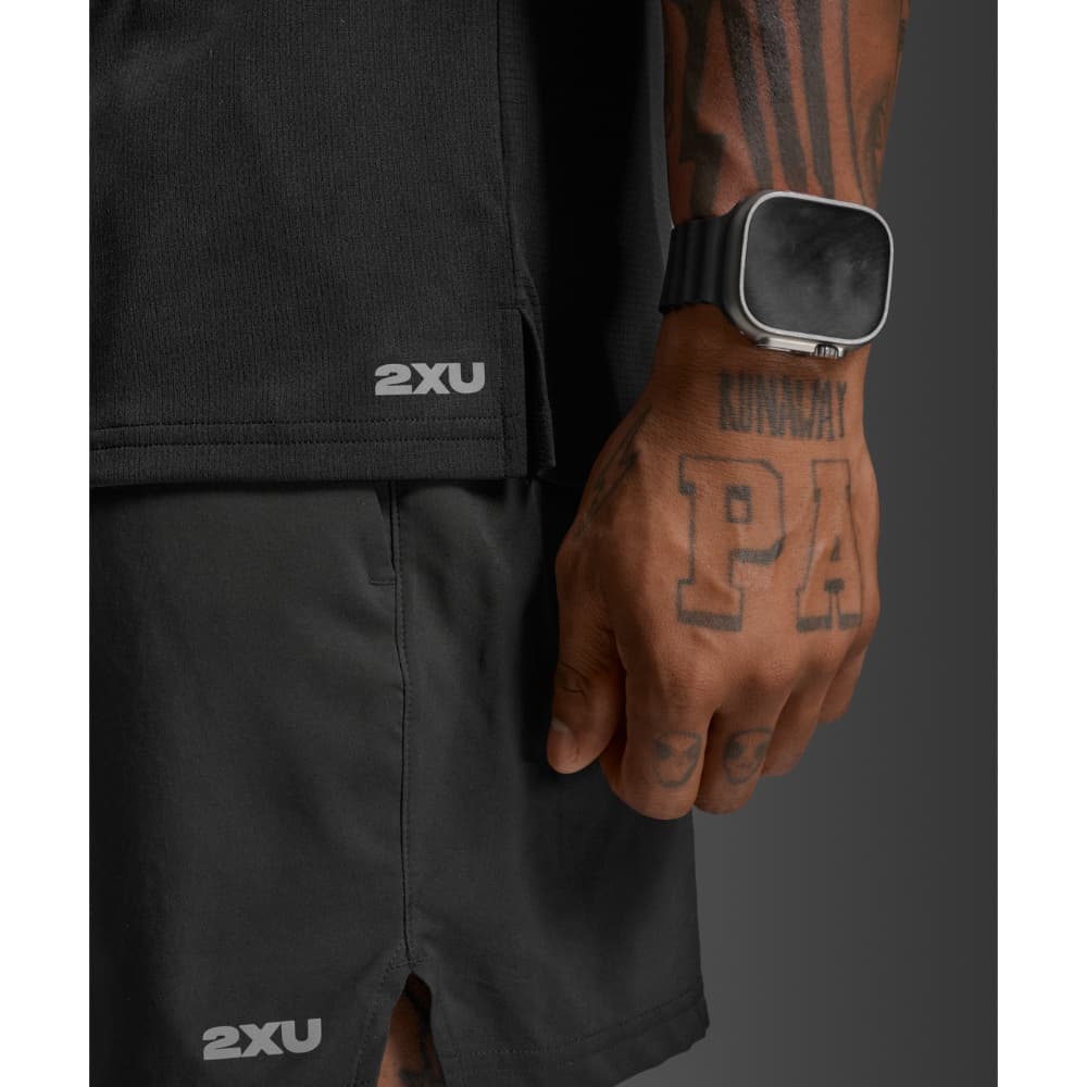 Aero Mesh Tee Black/Silver Reflective, view: 6
