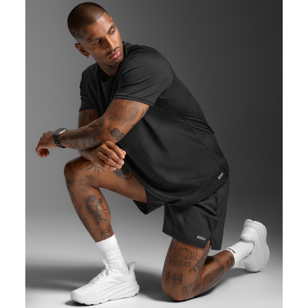 Aero Mesh Tee Black/Silver Reflective, view: 3