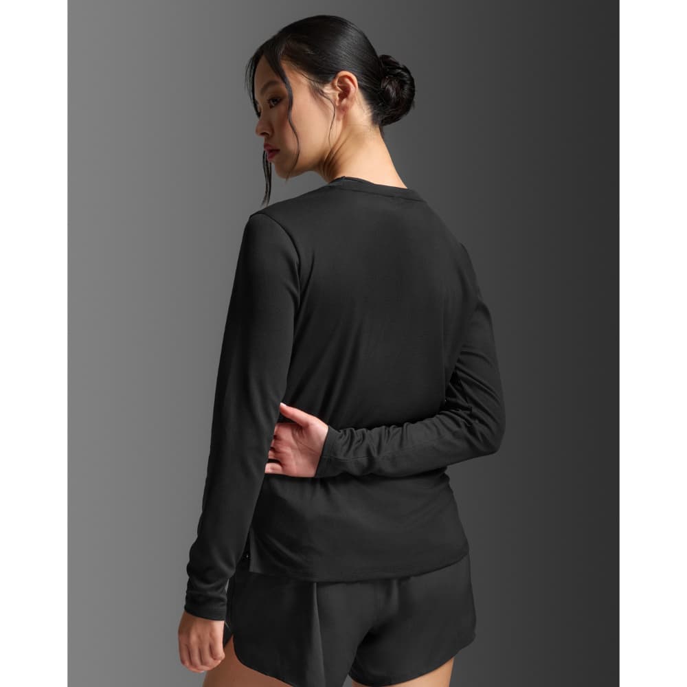Aero Mesh Long Sleeve Black/Silver Reflective, view: 1