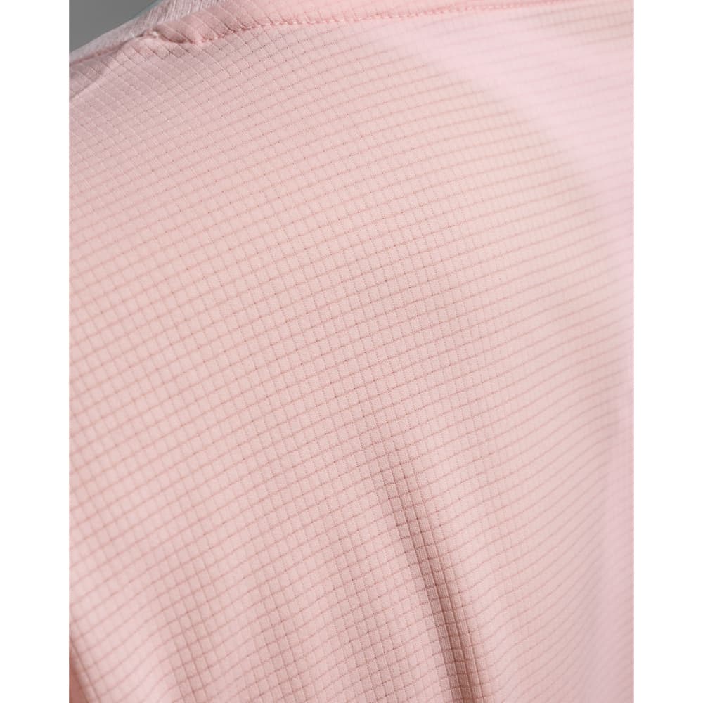 Aero Mesh Long Sleeve Pink Frost/Pink Frost Reflective, view: 3
