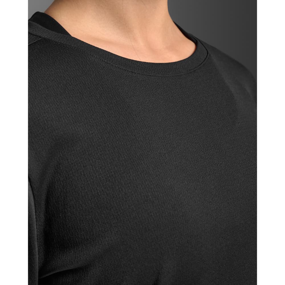 Aero Mesh Long Sleeve Black/Silver Reflective, view: 3