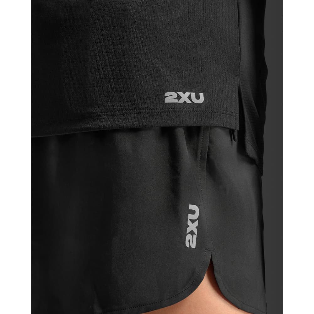 Aero Mesh Long Sleeve Black/Silver Reflective, view: 2