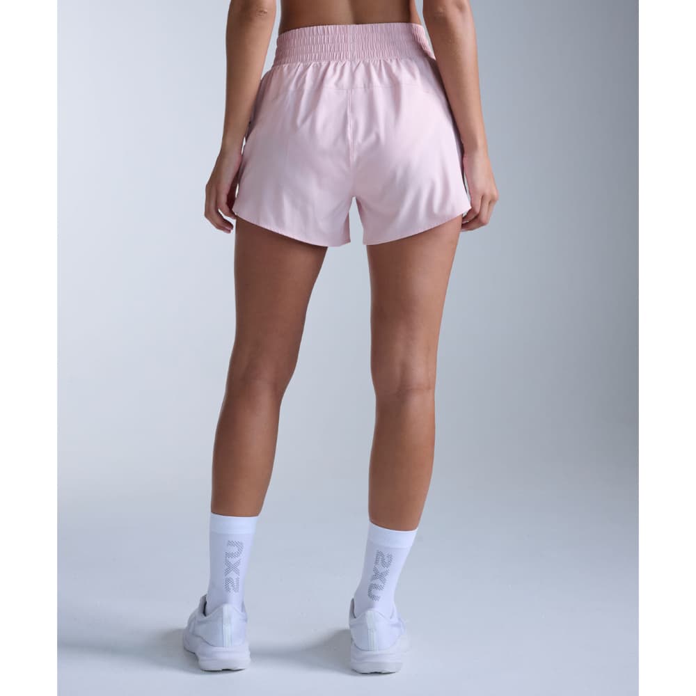 Aero Hi-Rise 4 Inch Shorts Pink Frost/Pink Frost Reflective, view: 1
