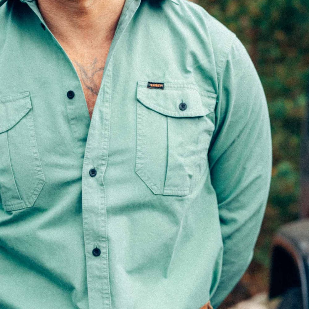 Work Shirt Bleek Green, view: 4