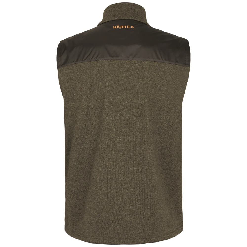 Herre Härkila Kalix Fleecevest Willow Green/Shadow Brown, view: 1