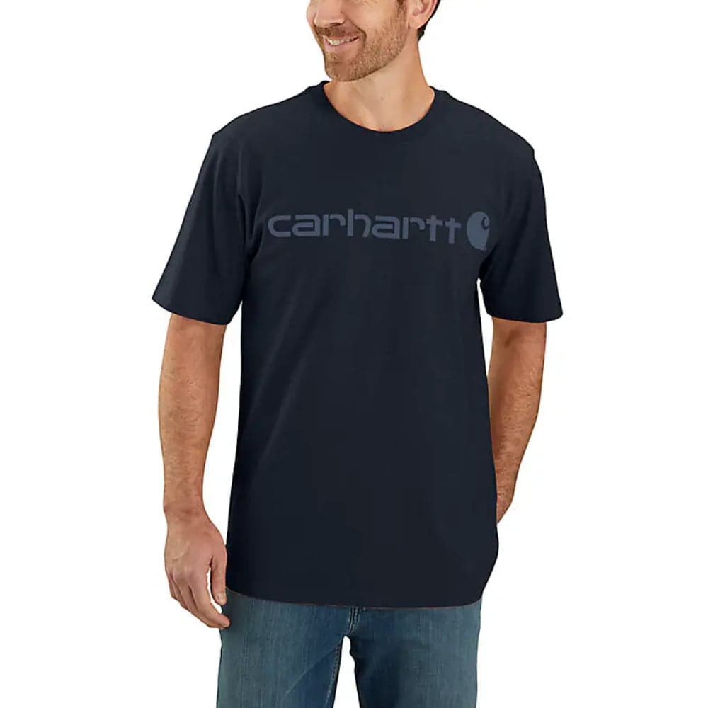 M's Dearborn Relaxed Logo T-Shirt Navy/Dark Blue, view: 0