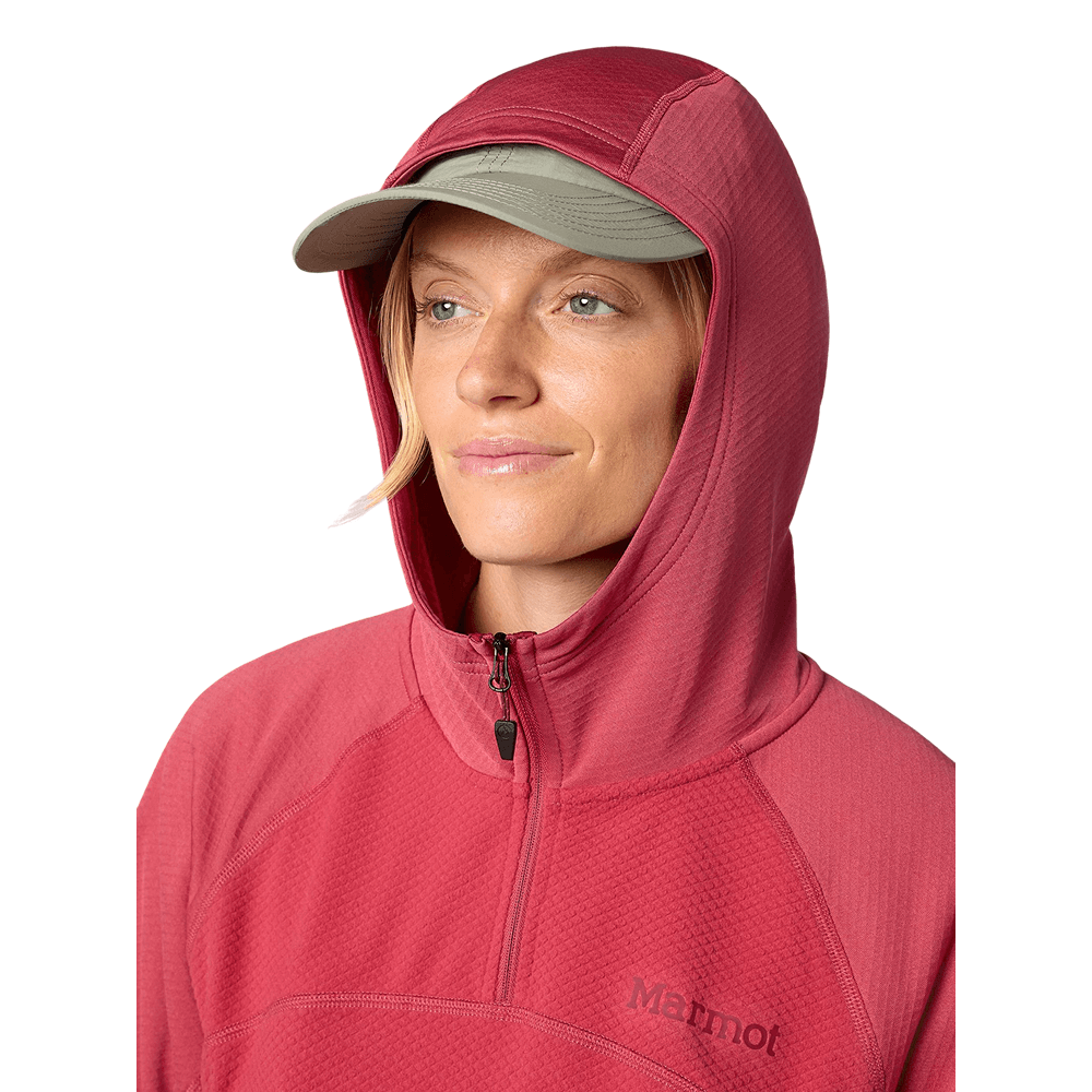 W's Rockbound Fleece Hoody Dried Rose, view: 6