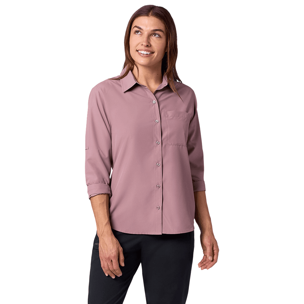 W's Airexchange Upf 40 Ls Shirt Light Mauve, view: 0