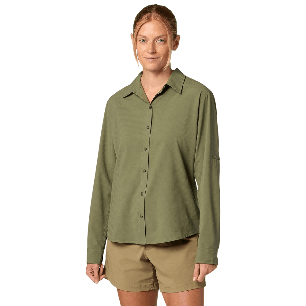 W's Airexchange Ls Shirt Olive Grove, view: 0