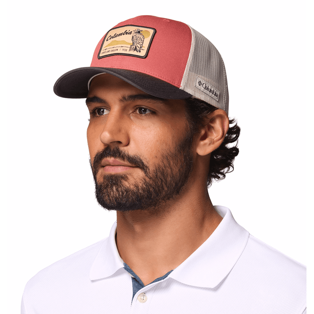 Columbia™ Mesh Snap Back Washed Red, Shark, Dark Stone, Iron, view: 4
