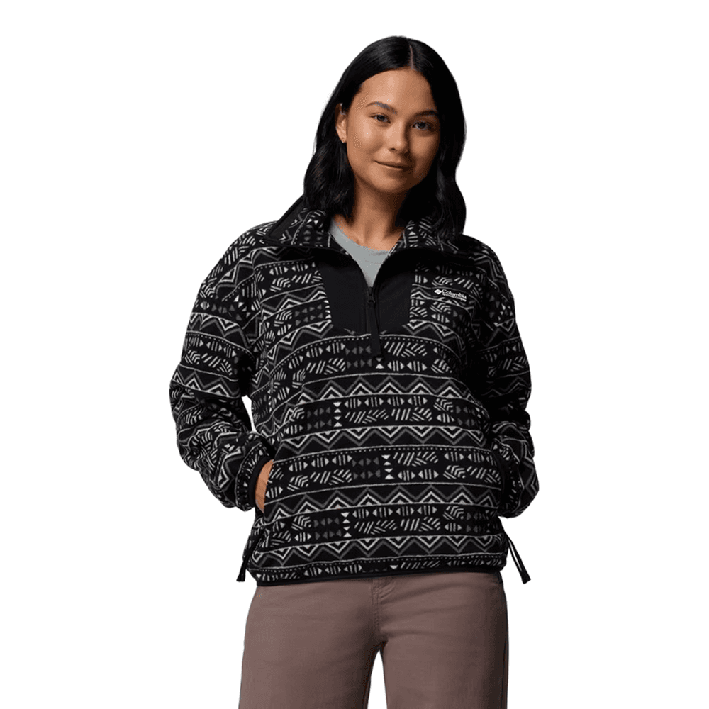 Sequoia Grove™ Printed Half Zip Black, Horizons, view: 0