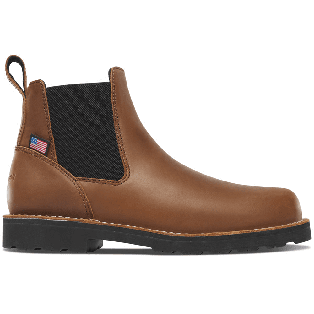 Men's Bull Run Chelsea 6" Tobacco Black Heel, view: 0