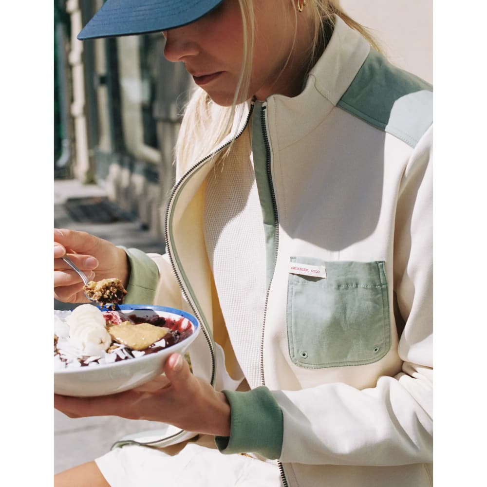 Ditch-Hiker Track Jacket Womens Oatmeal, view: 4