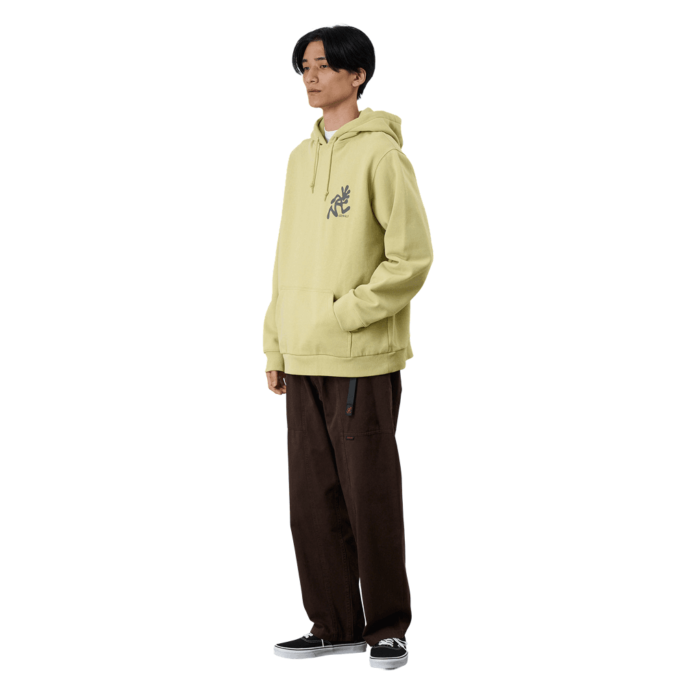 Running Man Hooded Sweatshirt Lime, view: 3