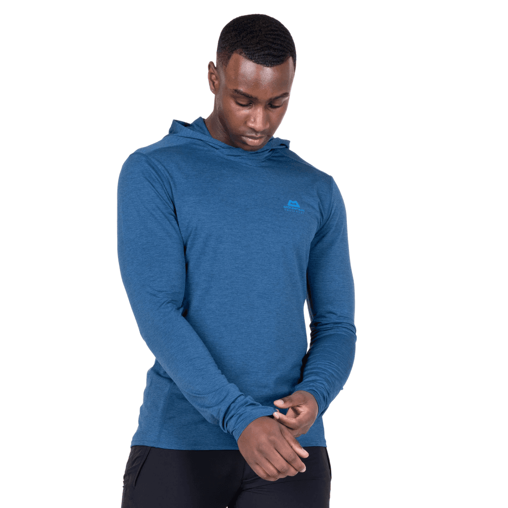 M's Glace Hooded Top Admiral Blue, view: 2