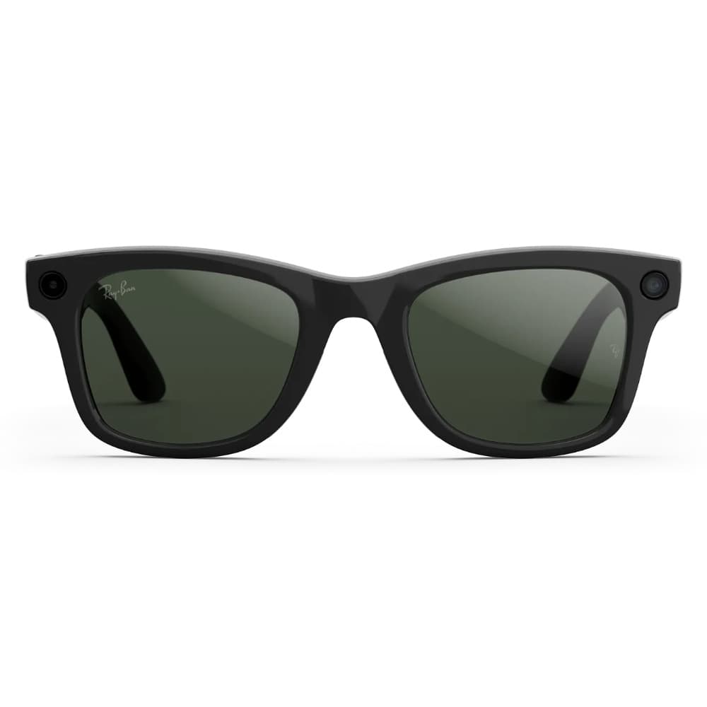 Meta Wayfarer Shiny Black Transitions Graph. Green, view: 2
