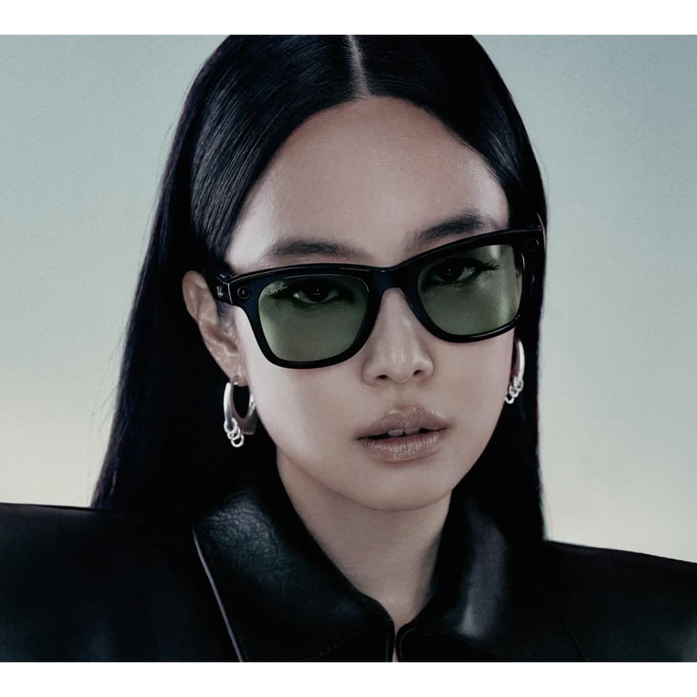Meta Wayfarer Shiny Black Transitions Graph. Green, view: 5