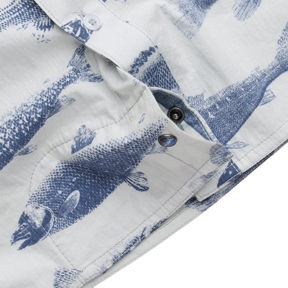 M's Topspot Short Sleeve Shirt Big Blue Fish, view: 2
